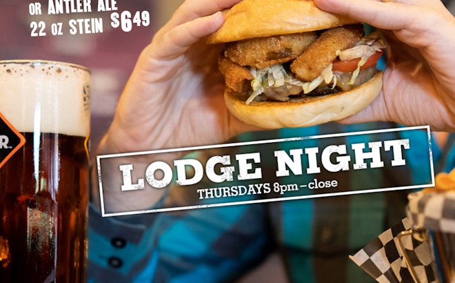 Image for $12 BURGERS $6.49 BEERS.